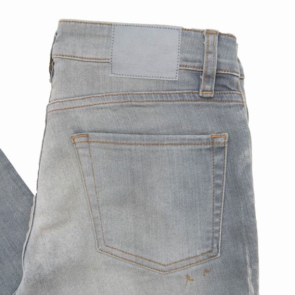 6397 Designer Skinny Dirty Faded Gray Denim Jeans Size 29 - Picture 4 of 9